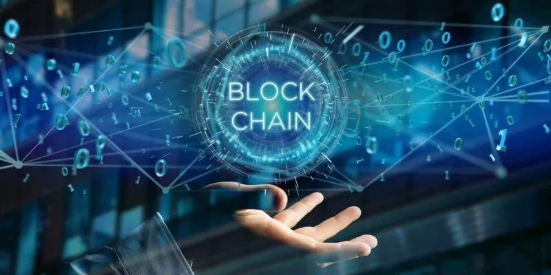 Biểu đồ mô tả luồng dữ liệu kết nối giữa AI và blockchain 